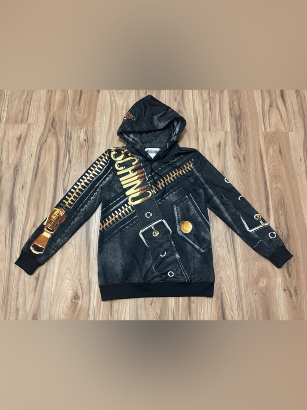 Moschino Black Hoodie US Size 6 - NWOT - Picture 5 of 11